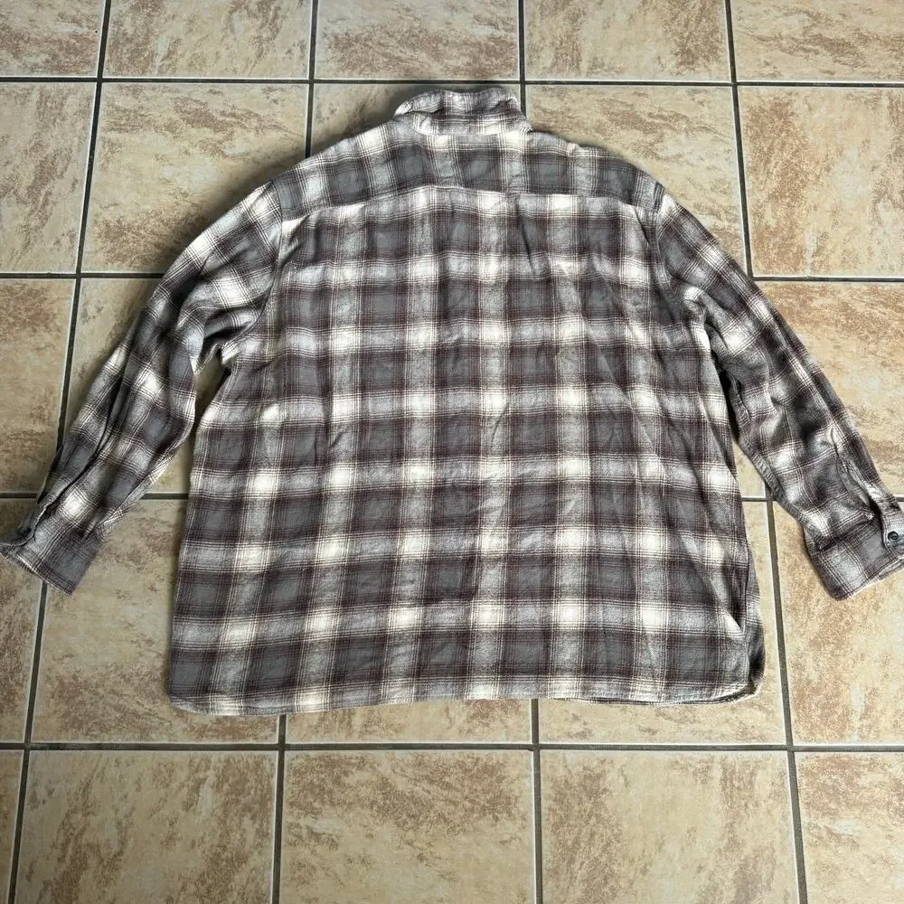 Levi's Flannel Long Sleeve Shirt Button Up Mens Size‎ 3XL 100% Cotton Gorpcore